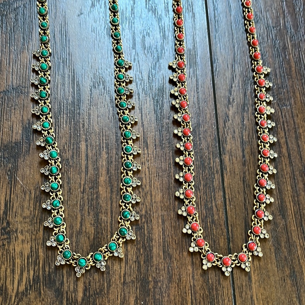 2 Ann Taylor Long Necklaces